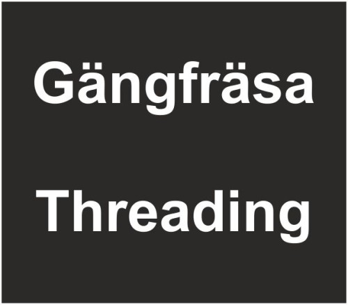 Gängning / Threading
